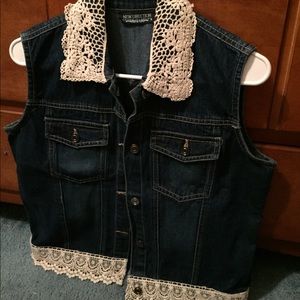 New Direction Blue Jean Vest